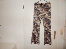 Schlaghose Leggings XL Hose Camouflage tollePaßform stretchig Schlankmacher Yoga