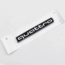 For Audi quattro Emblem Schriftzug Audi A6 schwarz Schriftzug Logo Zeichen！