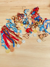 50 x Spartakiade Medaillen * ca. ab 70 Jahre * DDR Kinder- u. Jugendsport