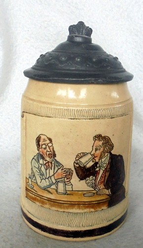 Alt humpen bierkrug geritzt - bierkrug,