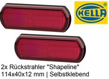HELLA Rückstrahler hinten rot