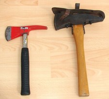 2x Feuerwehr Axt / Beil zum aufarbeiten