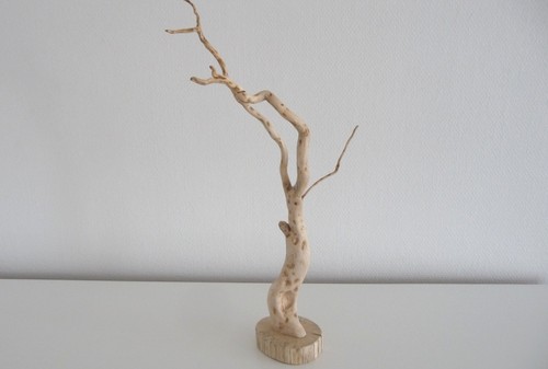 Massivholz wurzel skulptur - skulptur, mit