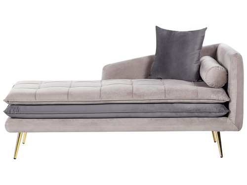 Ré re samt beige - ré­ca­mi­e­re,