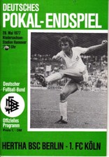 28.5.77 1.FC Köln - Hertha