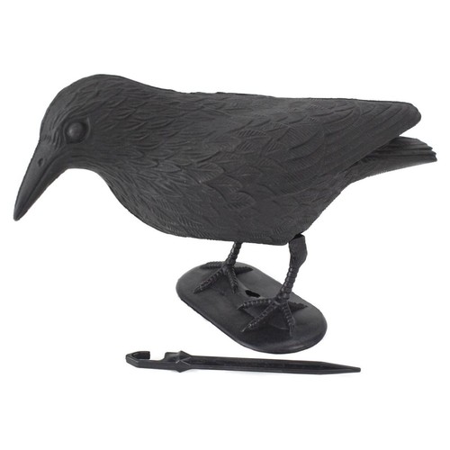 Vogelschreck schwarz 36cm rabe - vogelschreck,