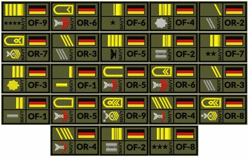 Rangabzeichen quer marine - rangabzeichen, quer,