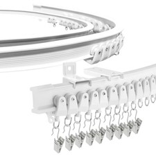 Biegbare Vorhangschiene für