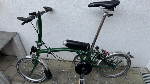 Brompton faltrad grün - brompton,