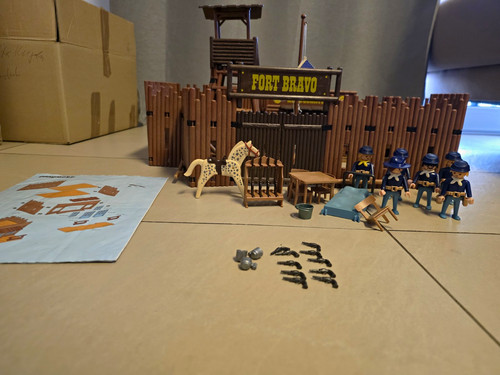 Playmobil western fort bravo - western,