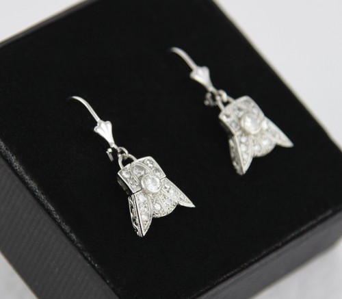 Paar art deco ohrringe - art,