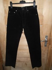 Herren *** ENJOY *** Lederhose/Lederjeans Nubuk Gr. W32/L34 schwarz Top Zustand