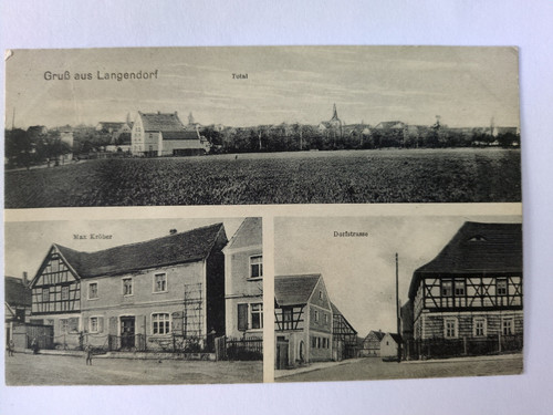 Ansichtskarte langendorf - ak, /