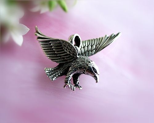 Adler anhänger silber - adler, 925