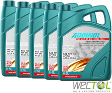 25 Liter Addinol Semi Synth 1040 10W-40 Motoröl für viele VW Audi MB Renault 5x5