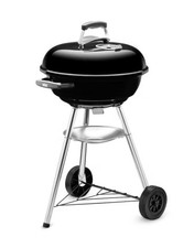 WEBER Holzkohle-Grill Compact Kettle 47 cm schwarz, kein Gas