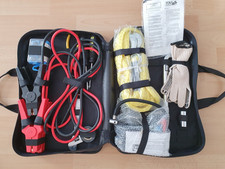 Auto Pannen Notfall Koffer Starhilfekabel Abschleppseil Pumpe uvm.