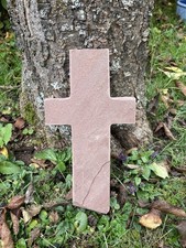 Sandsteinkreuz Grabschmuck Kreuz aus Natursandstein Kirche  Allerheiligen 