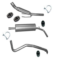 Auspuff flexrohr mitteltopf - auspuff,