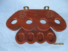 Holz Pfeifenregal für 4