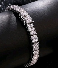 1× 925er Silber-Tennisarmband