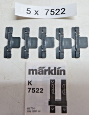 5 x Märklin H0 7522 Mittelleiterisolierung K Gleis mit Anleitung gut im Beutel
