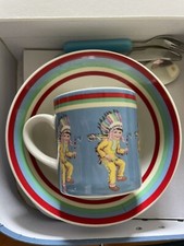 Kinder Geschirr-Set Aus Porzellan Mit Koffer