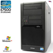 PC COMPUTER FUJITSU ESPRIMO P5730 D2811  RS-232 PORT 160GB 4GB RAM WINDOWS XP 7