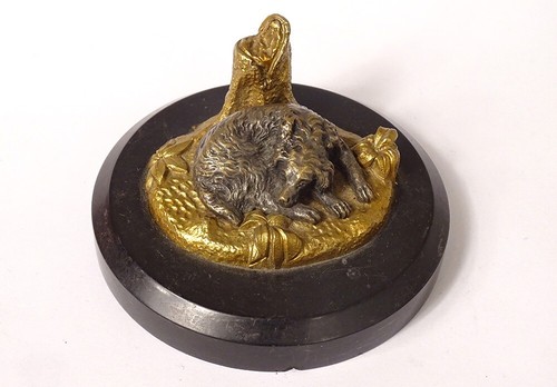 Klein briefbeschwerer skulptur - briefbeschwerer,