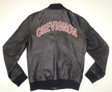 Chevignon Lederjacke schwarz Gr. S Modell B-Denis großes Rückenlogo