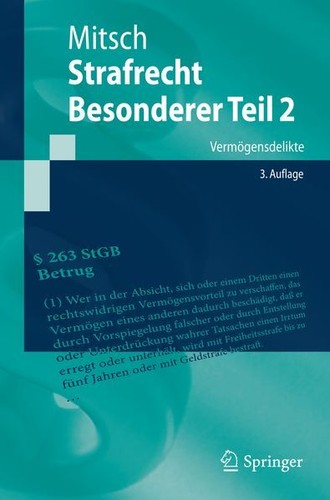 Strafrecht besonderer teil 2 - besonderer,