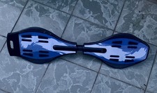 Board Waveboard Funsportgeräte Wackelbrett Blau Bunt Gebraucht Skateboard Bunt