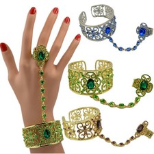 Strass Fingerring Gliederkette