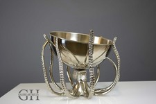 DESIGNER SEKTKÜHLER VINTAGE OKTOPUS 45CM X 30CM ART DECO ANTIK