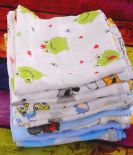 Mullwindeln Stoffwindeln Spucktücher Baumwollwindeln 70x80 Babytücher Spucktuch