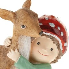 Winterfigur Rehkitz Mädchen