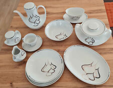 Seltmann Weiden Tafelservice mit Silberrand und Zwiebelmuster 