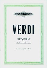 Giuseppe Verdi Requiem Noten Klavierauszug Edition Peters 4251