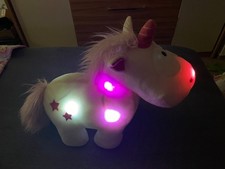 Theodor Einhorn NICI Mit Bluetooth Funktion / Twinkel Lichter als Nachtlicht.