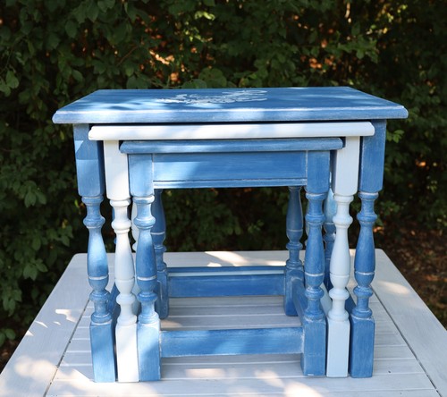 Maritime beistelltische blau - maritime,