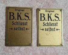 2x altes Schild Türschliesser