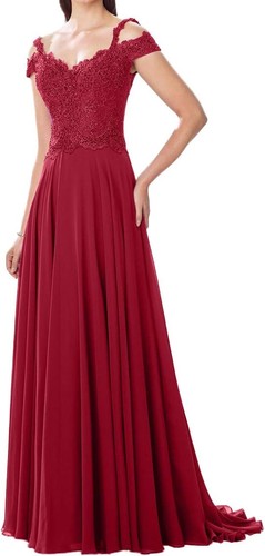 Spitze chiffon langes - spitze,