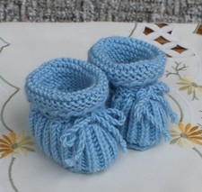 Babyschuhe gestrickt mini