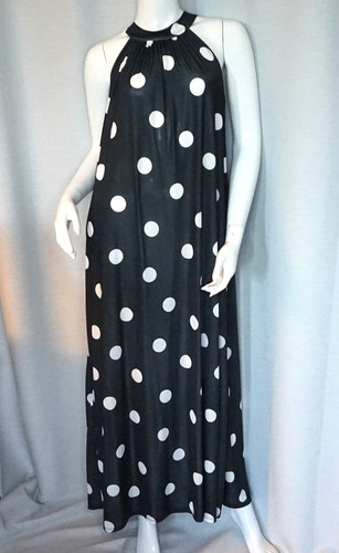 Neckholder maxikleid koffer - maxikleid,