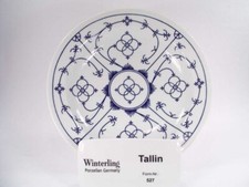 Teller tief 22 cm Winterling indischblau indisch blau
