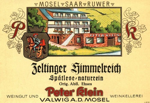 Vintage german wine label - vintage,