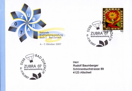 Schweiz brief sst bad - sst,