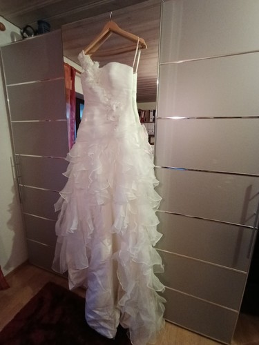 Brautkleid vorne kurz hinten - vorne,
