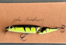 Handgefertigter Wobbler 2tlg.  10cm im Fire Tiger-Muster  Original Peter Biedron