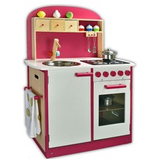 Kinderküche aus solidem holz - kinderküche,